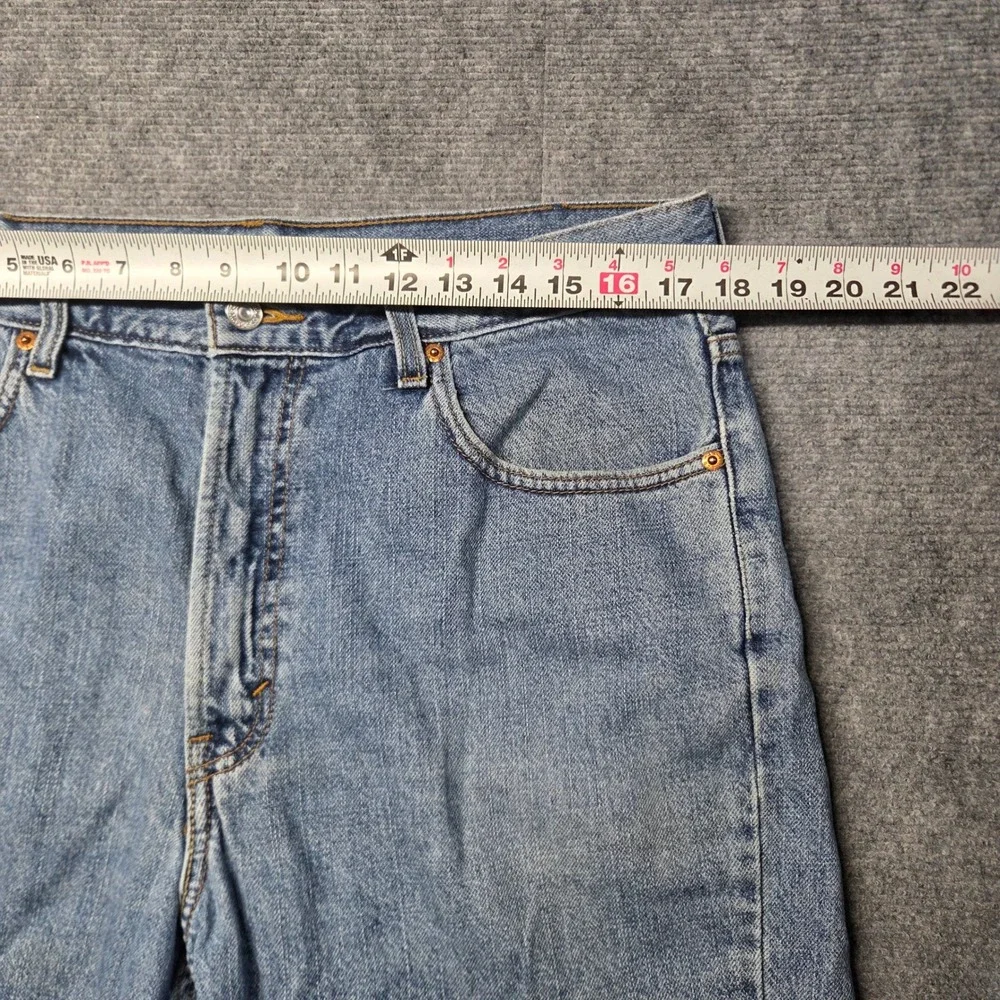 Levis 505 Regular Fit Denim Shorts Mens 36 Blue Medium Wash Cotton 505-0275